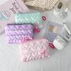 Cute Bow Coins Wallet Zipper Coin Purse Headphone Lipstick Case Mini Cosmetic Bag Portable Key Card Bag Kids Cute Purse Wallets