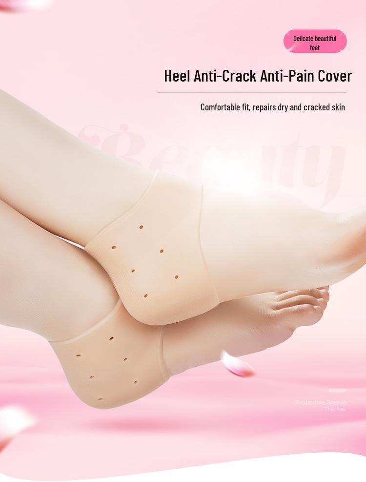

Силиконовые носки-протекторы для пяток для мужчин и женщин – Защита от трещин и сухости пяток