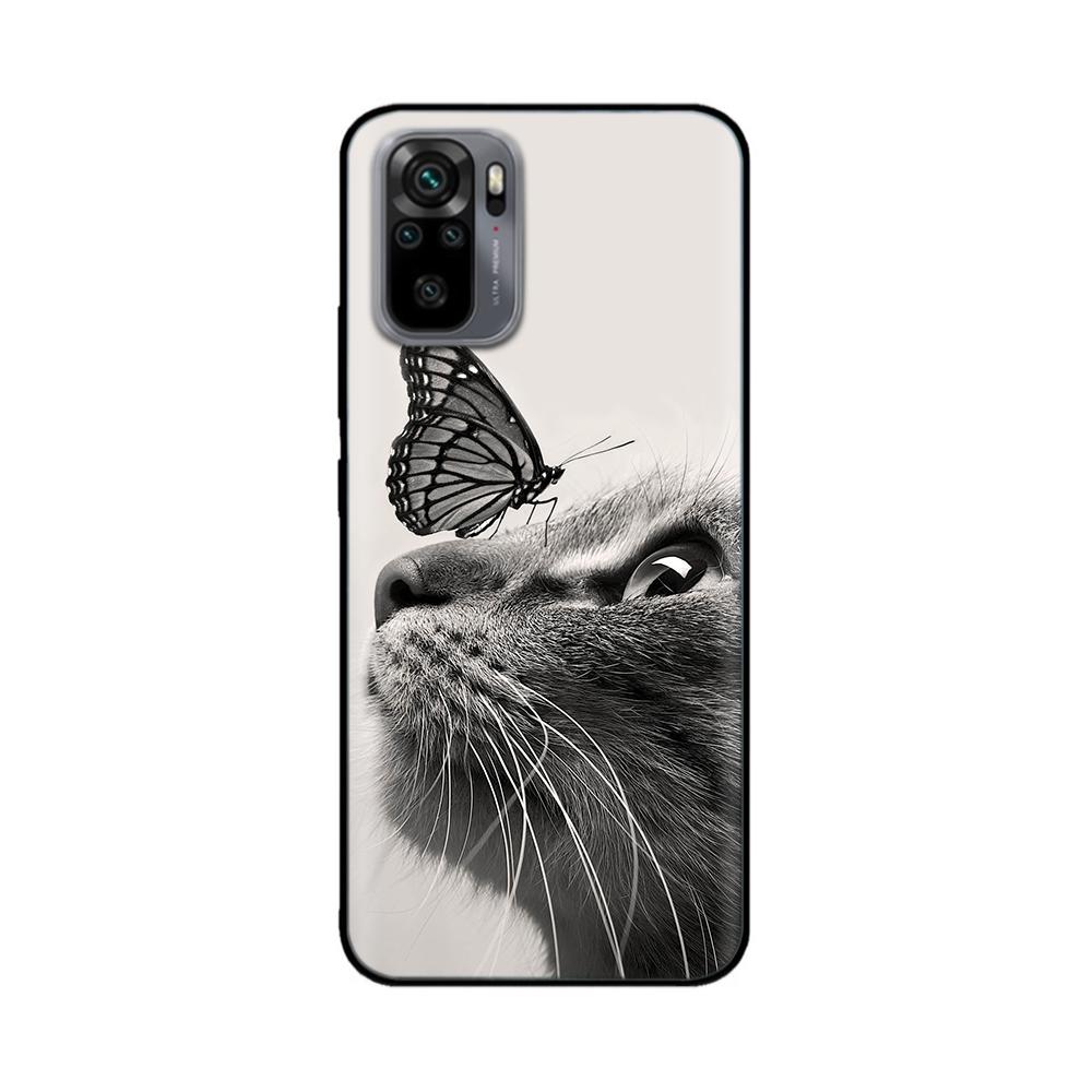 Custodia per Xiaomi Redmi Note 10 Custodia Note 10S Silicone Morbido TPU Fundas Cover per Redmi Note 10 Pro Versione Globale Paraurti per Telefono