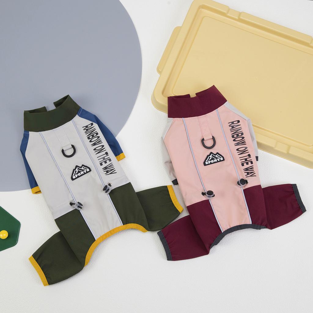 Winter Outdoor Reflective Four-Legged Dog Jacket Pet Cold Weather Apparel for Small Medium Dogs Cats Clothing