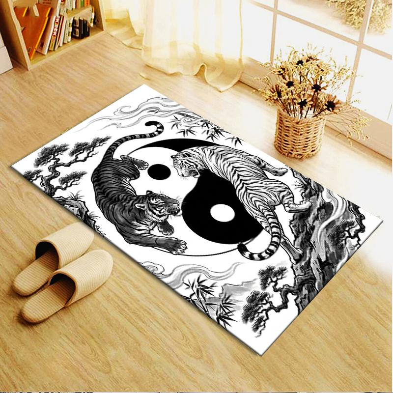 2025 New Tai Chi Animals Carpet Rug for Living Room Bedroom Home Sofa Decoration,Kids play Non-slip Floor Mat105