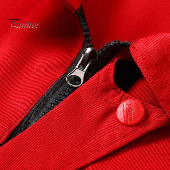 Workwear Suit for Men Women Wear-resistant Worker Clothing Lapel Collar Zipper Long Sleeve Top Pants Work Uniform Set for Repairman Workmen