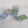 6-Piece Reusable Fresh-Keeping Box Set: Round & Square Mini Storage, Ice Cube Tray, Seasoning, and Salad Box