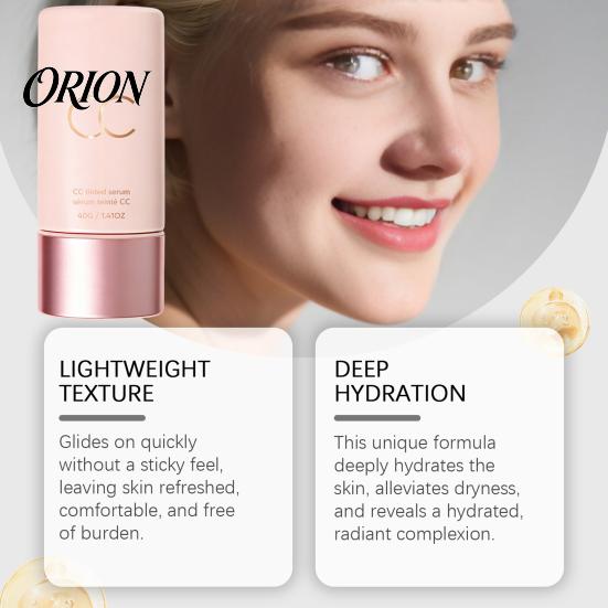 Natural CC Cream 40G Color Correcting Tinted Cream, Lightweight Buildable Coverage Hydrating Beauty Facial Skin Tone Balancing Moisturizing Face