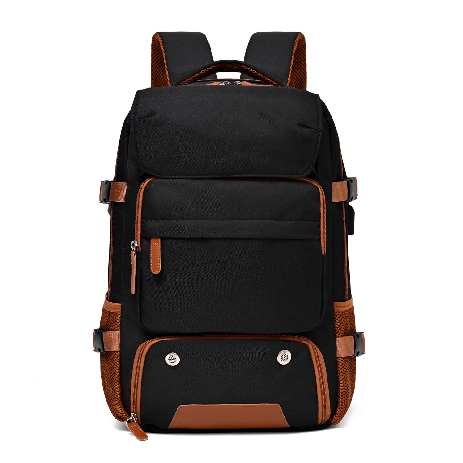 

2025 Женский и мужской ультралегкий многофункциональный дорожный рюкзак большой вместимости чёрный