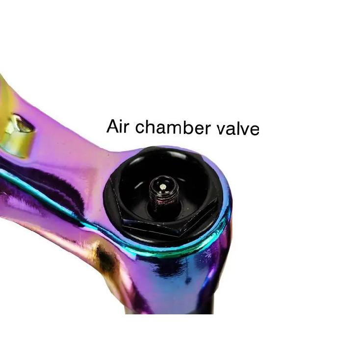 PASAK Aluminum Alloy MTB Bicycle Fork Supension Air 26/27.5/29er Inch Mountain Bike 32RL100mm Fork For A Bicycle Colour Plating