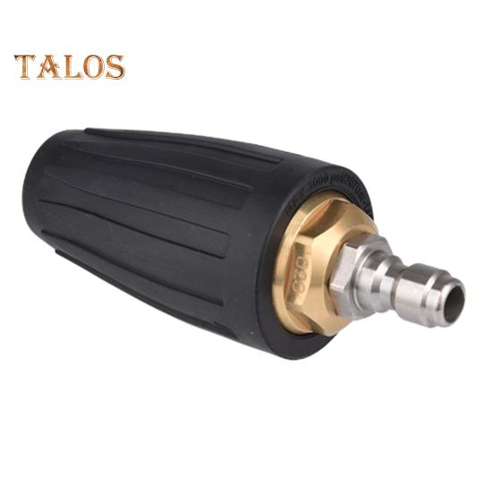 

Вращающаяся латунная насадка 4000 PSI для мойки высокого давления Турбо-насадка 360° Распылительная насадка для мойки автомобилей 25