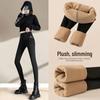 Women's High-Waisted Fleece-Lined Shark Pants - Warm Barbie Yoga Leggings for Autumn/Winter