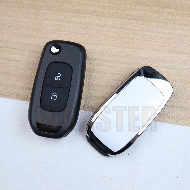 2 3 Button Car Key Fob Case Shell Housing for Renault Clio V 2021 Megane 3 Symbol Logan 2 Sandero 2 Dacia Duster Kadjar Captur