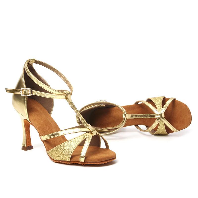 8,5 cm Absätze Damen Mädchen Latein Ballsaal Tanzschuhe Salsa Chacha