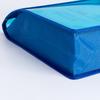 Plastic File Folder Waterproof Transparent Expanding Document Organizer with Snap Closure No Dividers Portable A4/B5 Size File Pouch for Office