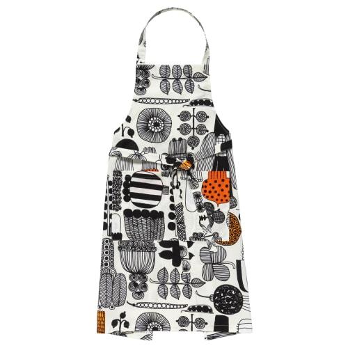 Marimekko Puutarhurin Parhaat Apron Women's 52_1_52259474334 F Black/Orange