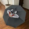 1PC Cartoon Rabbit Umbrella-8-Rib Reinforced, Automatic Open, Lightweight & Durable, Cute Fashion Accessory for Outdoor, D2676