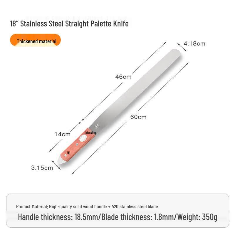 Stainless Steel Ink & Paint Mixing Spatula