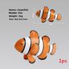 Simulated Shark Turtle Clownfish Crab Killer Whale Marine Animal Model Ornament For Aquarium Enthusiasts And Collectors