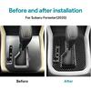 AIRSPEED for Subaru Forester 2025 2026 Soft Carbon Fiber Gear Shift Panel Cover Center Console Interior Trim Black, General Version