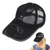 Solar Powered Cap With Fan Summer Breathable Mesh Sun Protection Outdoor Baseball Hat For Men Usb Rechargeable Cooling Headwear