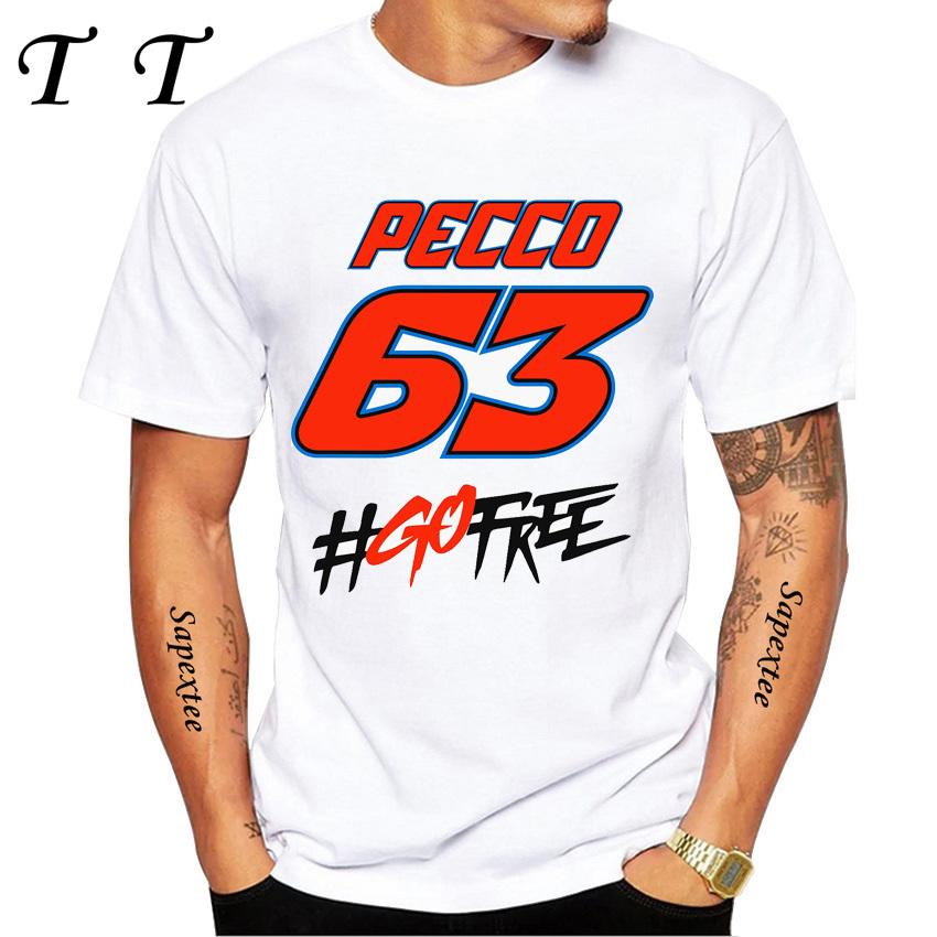 Pecco Bagnaia 63 Francesco 2025 World Champion Gift Classic T-Shirt Boy Casual T Shirts Harajuku Motorcycle Sport White Tee