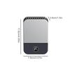 Waist Fan Portable Waist Clip Fan 2000mAh USB Rechargeable Hanging Neck Fan Comes With Adjusted Lanyard For Outdoor Camping