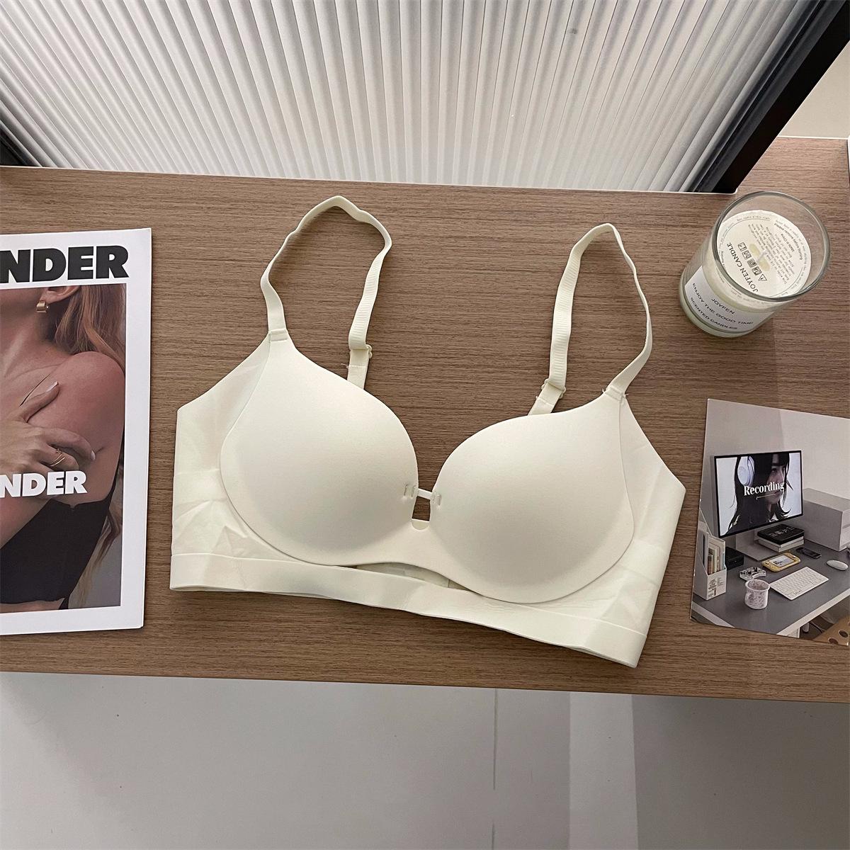 

Бесшовный бюстгальтер Lifting Queen для женщин: Без косточек, антипровисающий, тонкий, летний фасон для небольшой груди. XXL (Recommended 85C/90ABC)