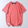 Foreign Trade Export Surplus Summer Solid Color Pure Cotton Brushed Short-Sleeve T-Shirt Men's Basic Half-Sleeve Undershirt