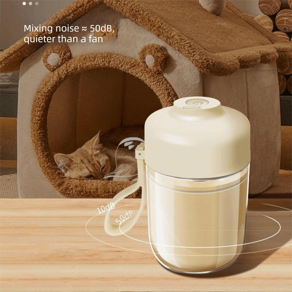 Portable Handle Automatic Mixing Cup 400ml Capacity Smart Drink Mixer Milk Mixing