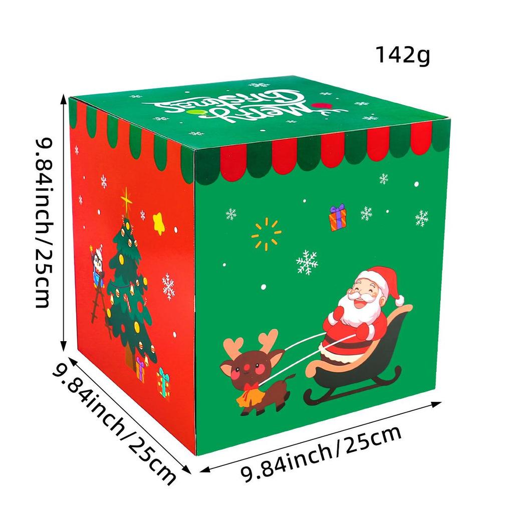 Christmas Candy Gift Box Ornament - Folding Paper Packaging