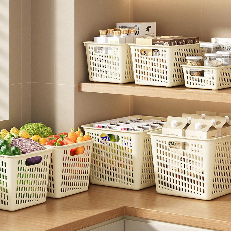 1Pcsmiscellaneous Storage Box, Toy Storage Basket, Household Plastic Storage Box, Kitchen Cabinet, Desktop Storage Box