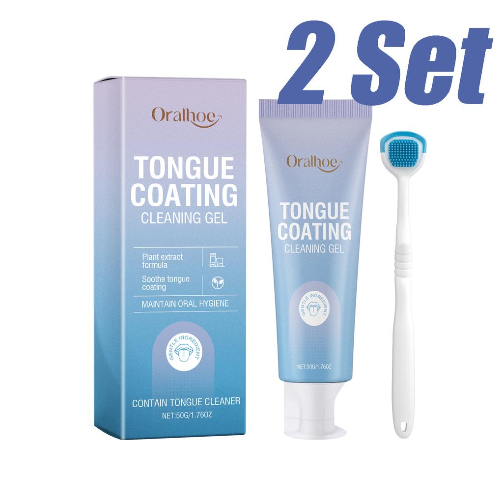 Silikon Zungenschaber Entfernt Zungenbelag Hemmt Mundbakterien Verbessert Mundgeruch Erfrischer Zungenreinigung Zahnbürsten-Set
