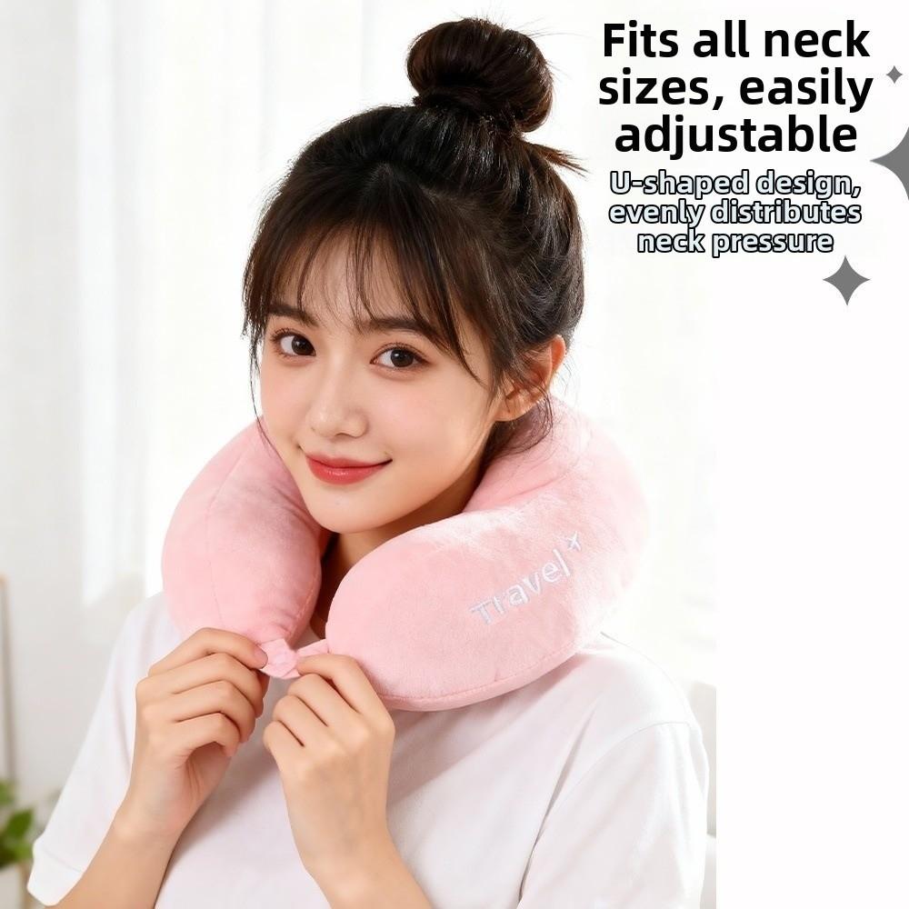 Memory Cotton U-shaped Pillow Travel Driving Pillow Neck Protection Pillow  Supports The Neck