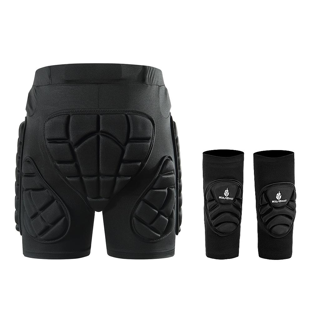 WOSAWE Hip Protector Motorcycle Shorts Skating Motocross Hip Butt Paddeds Skiing Snowboard Shorts Sports Protective Gear