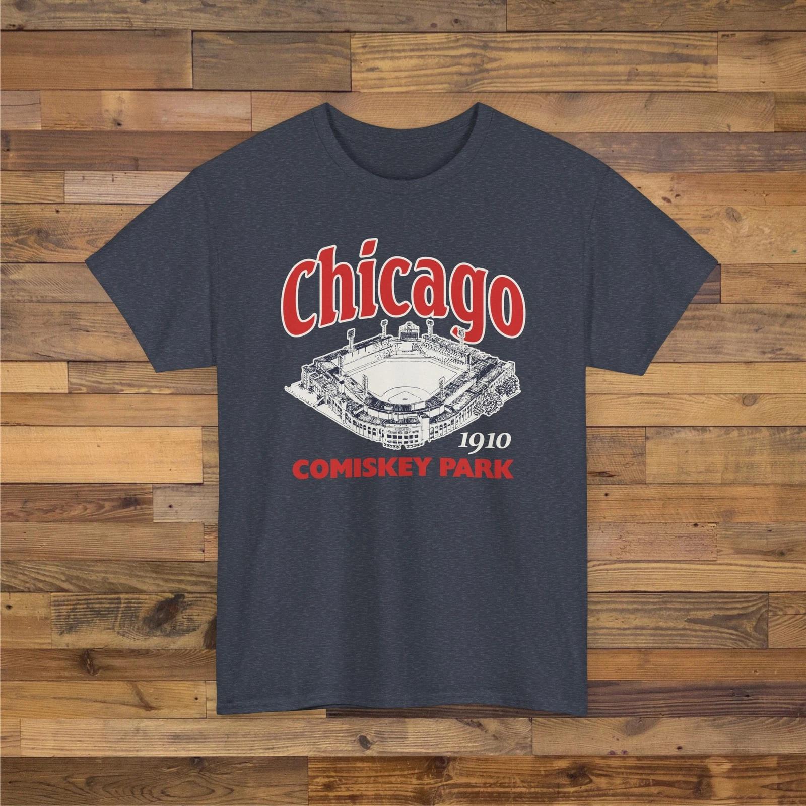 Comiskey Park 1910 Ballpark T shirt - Chicago White Sox Baseball 4XL