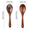 Salatbesteck-Sets aus Akazienholz mit Salatlöffel und -gabel, Holzschaufel, Gabel, Kochutensilien, Besteck-Set, Küchenzubehör
