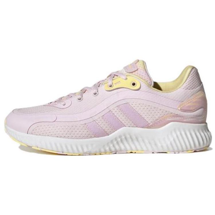 Adidas Jelly Bounce Удобная ткань Прочные Дышащие Низкие Повседневные Кроссовки для бега Женские кроссовки Розовый HQ3588