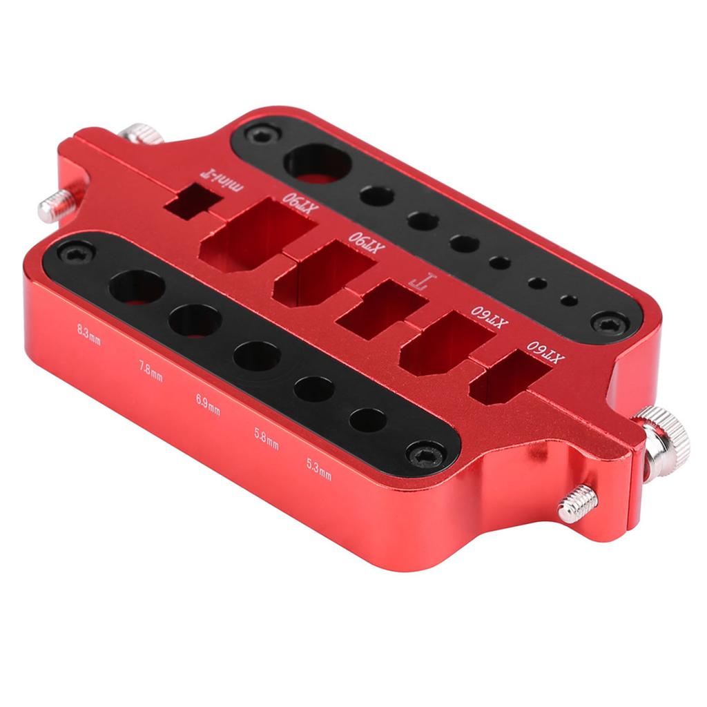 1ks hliníková slitina multifunkční pájecí stanice jig aid pro XT60 XT90 banánový konektor T