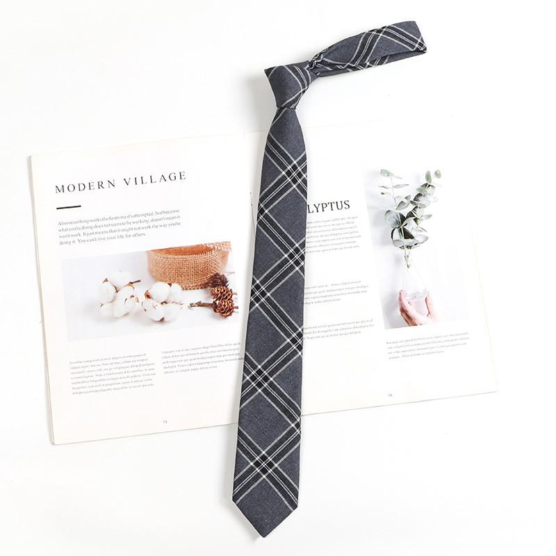 Childrens Lattice Pattern Necktie With Striped Polyester For Casual School Wear