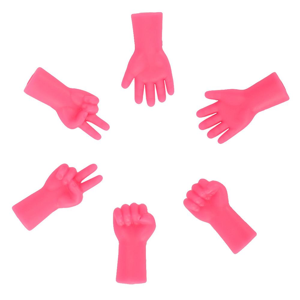 

6 шт. Стопоры для спиц, Защитные колпачки для кончиков спиц, колпачки для спиц для вязания крючком, аксессуары розовый