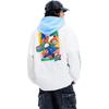 Li Ning Pablo Ientile Kollaboration Cartoon-Muster Bedruckte Polokragen Locker Sportsakko Herrenjacke Off-White AFDU253-3