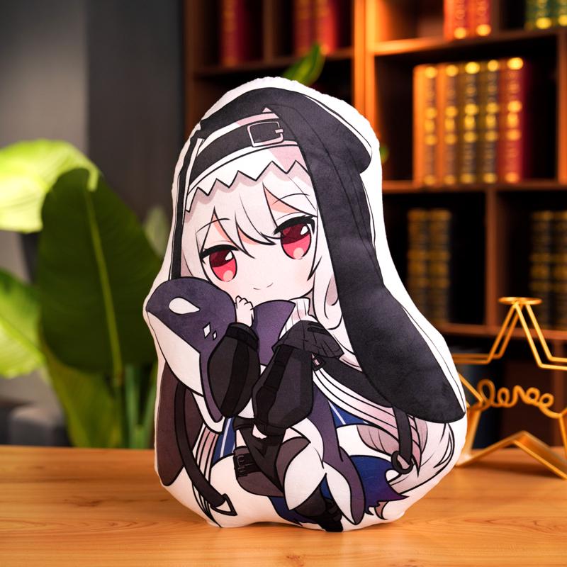 Non-Toxic 45Cm Arknights Pillow Game Amiya Lappland Gladiia Pillow Double Sided Printing Cushion Plushies Cute Fans Gifts Home Decoration