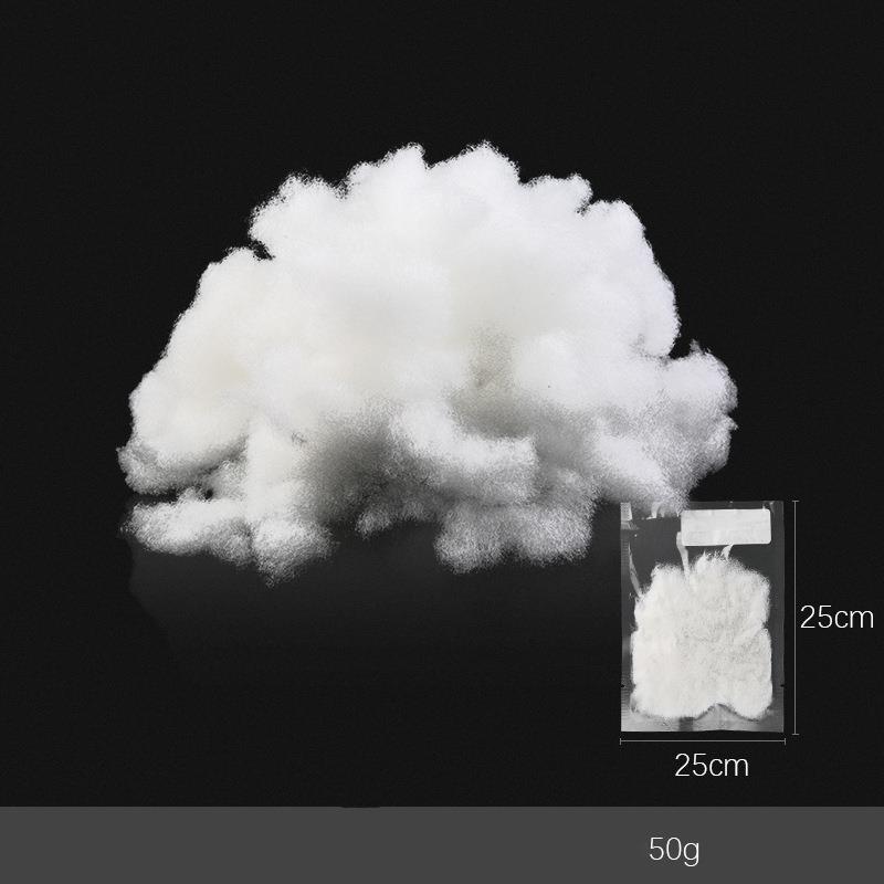 20-100g Stuffing Cotton DIY Clothing Doll Stuffed Toys Polyester Stuffing Material Handcraft Pillow Filling Elastic PP Cotton