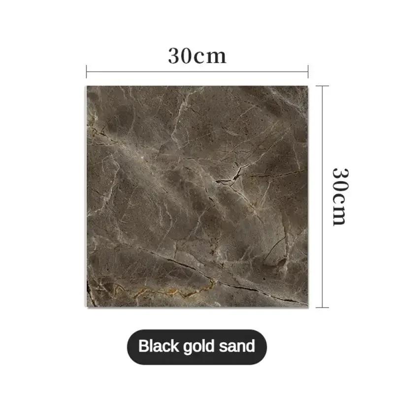 10/30/50PCS Thickened Self-adhesive Decor Wall Sticker Marble Tile Floor Sticker PVC Waterproof Toilet Kitchen Home Floor