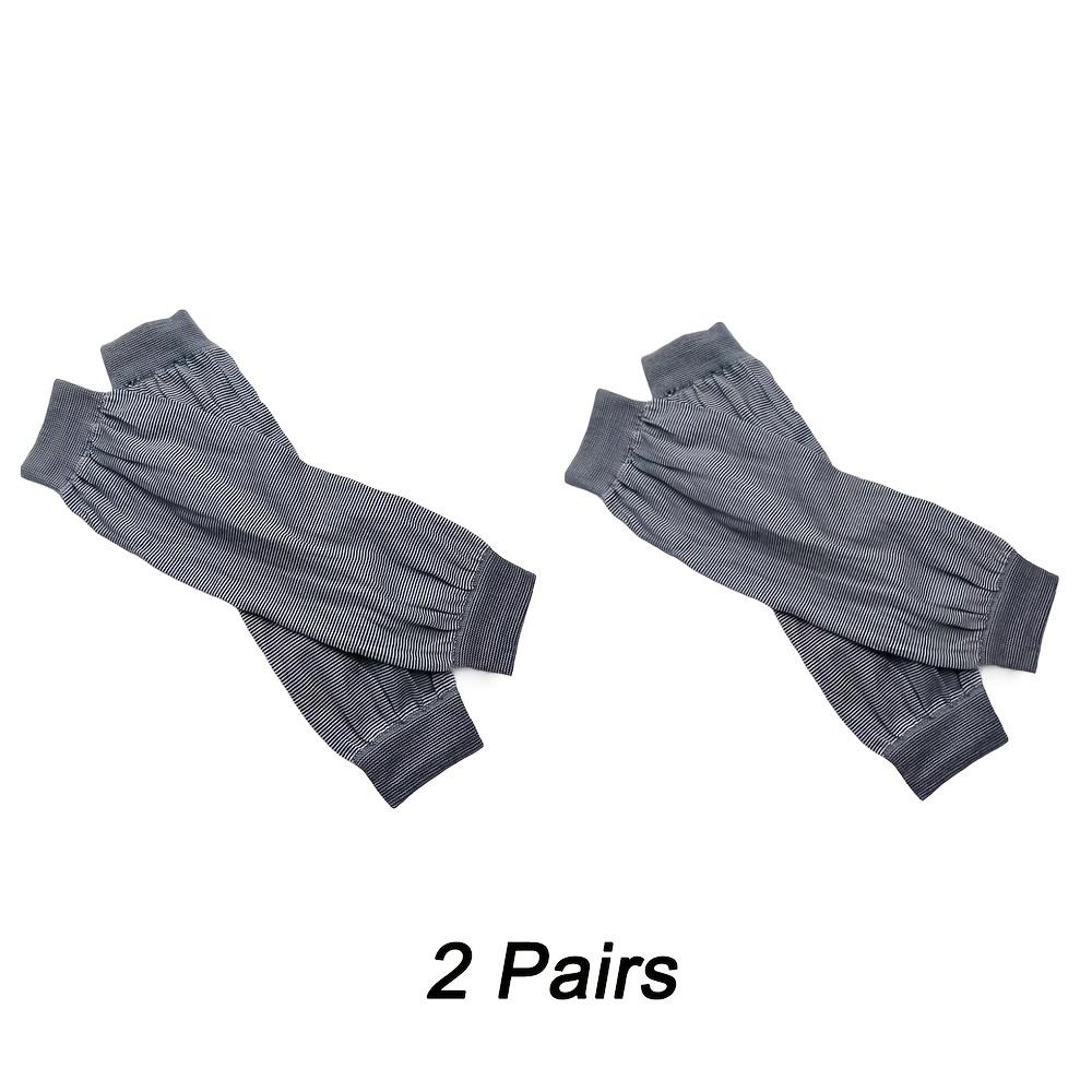 

2 пары плюс длинные солнцезащитные рукава дышащие удобные рукава для работы и домашнего хозяйства необрастающие и грязные эластичные трикотажные 2Pairs чёрный