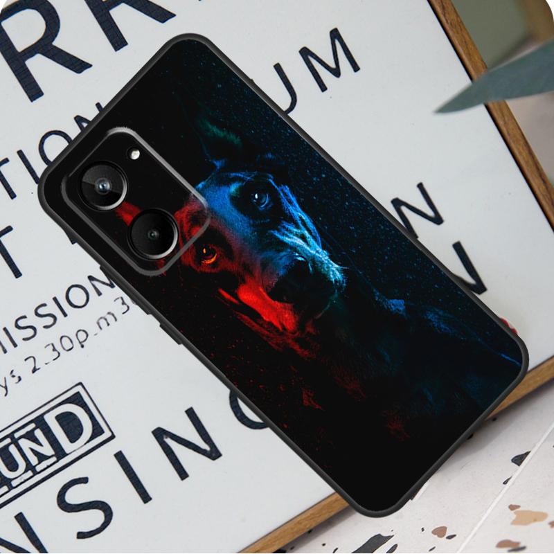 

Чехол для собаки Doberman для Realme C55 C53 C67 GT Neo 5 6 9 10 11 12 Pro Plus C11 C25 C21Y C30 C31 C33 C35 C51 Realme 9Pro Plus