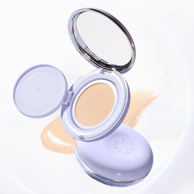 INTO YOU - Purple Cushion Foundation- 4 Colors #L01 Bright Ivory (Oily Skin)