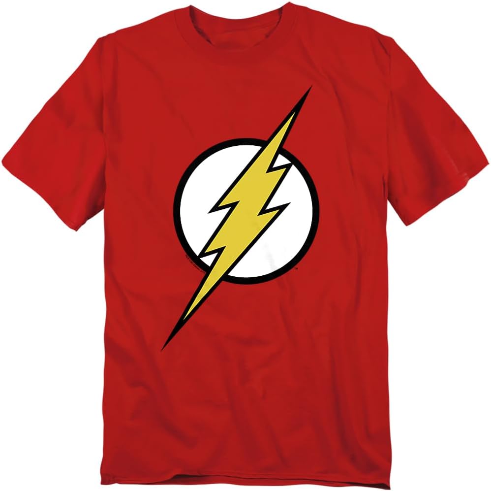 Popfunk The Flash Lightning Bolt Logo T Shirt Red S разноцветный