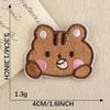 Korea Wappen Cartoon Animal Embroidery Self-Adhesive Patch for DIY Clothing & Accessories