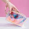 Fashion PVC Transparent Women Make Up Case Laser Beauty Organizer Pouch Mini Jelly Bag For Ladies Cosmetic Bag