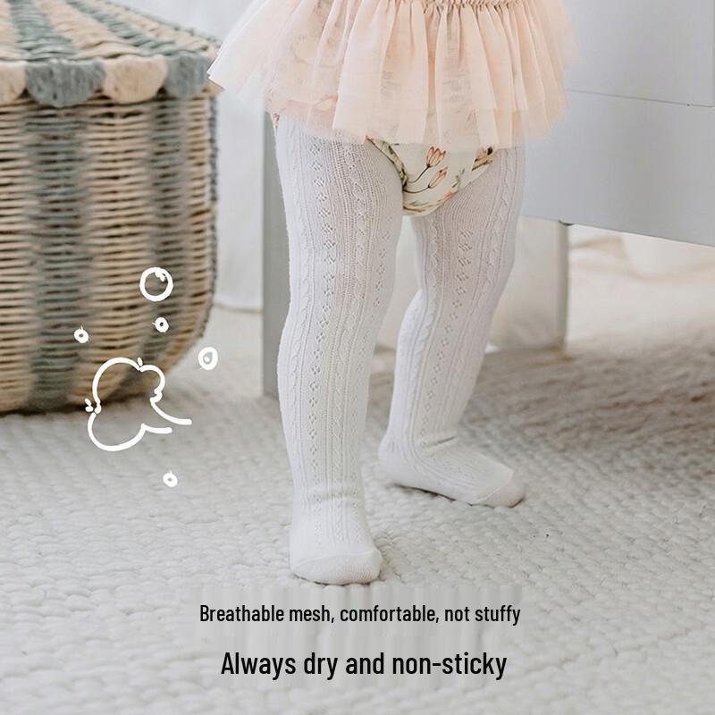 EMXEE Girls' Summer Thin Breathable Tights