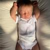 BZDOLL 47CM 3D-Paint Skin Soft Silicone Reborn Boy Baby Doll Toy For Girl Like Real 19 Inch Cloth Body Sleeping Alive Dress Up Boneca
