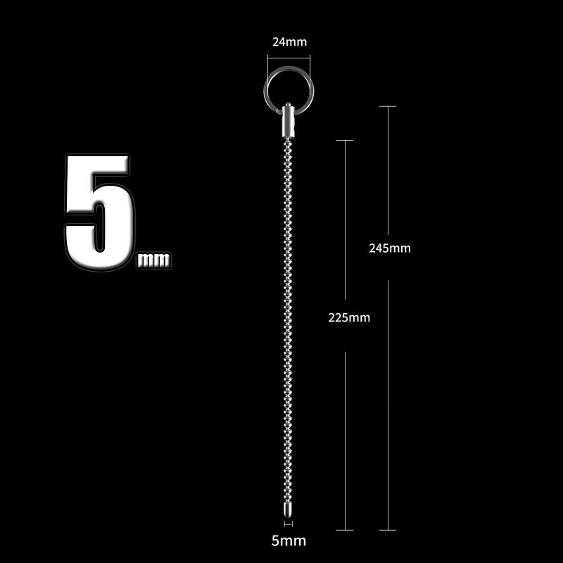 Stainless Steel Urethral Sound Dilators Penis Plug Insert Stimulation Catheter Beads Male Masturbator Horse Eye Sticks BDSM